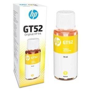 Botella de Tinta Original HP GT52 Amarillo para Sistema de Impresión Continua