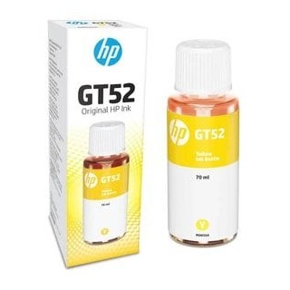 Botella de Tinta Original HP GT52 Amarillo para Sistema de Impresión Continua