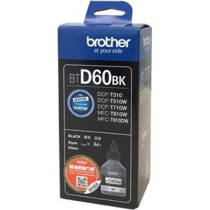 Botella de Tinta Original Brother BTD60BK Negro Ultra Alto Rendimiento para Tanque de Tinta