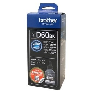 Botella de Tinta Original Brother BTD60BK Negro Ultra Alto Rendimiento para Tanque de Tinta