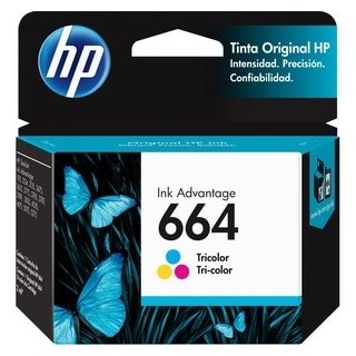 Cartucho de Tinta Original HP 664 Tricolor para Impresora DeskJet