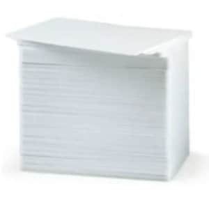 Tarjetas PVC Zebra Premier Blancas para Impresoras de Credenciales — Paquete de 500 Unidades