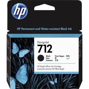 Cartucho de Tinta Original HP 712 Negro Alta Capacidad para Plóter DesignJet