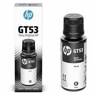 Botella de Tinta Original HP GT53 Negro 90 mL para Sistema de Impresión Continua