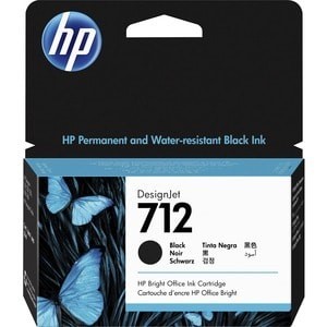 Cartucho de Tinta Original HP 712 Negro Estándar para Plóter DesignJet