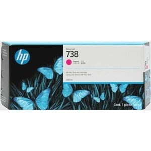 Cartucho de Tinta Original HP 738 Magenta para Plóter DesignJet