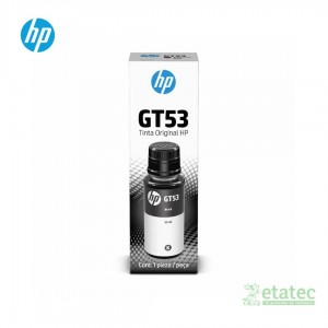 Botella de Tinta Original HP GT53 Negro 90 mL para impresoras HP Smart Tank y entornos empresariales