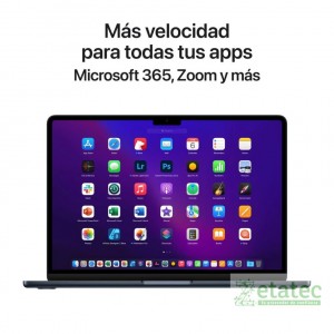 MacBook Air M2 2022 24GB RAM 512GB SSD 13.6" Medianoche | Zetatec