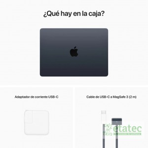 MacBook Air M2 2022 24GB RAM 512GB SSD 13.6" Medianoche | Zetatec