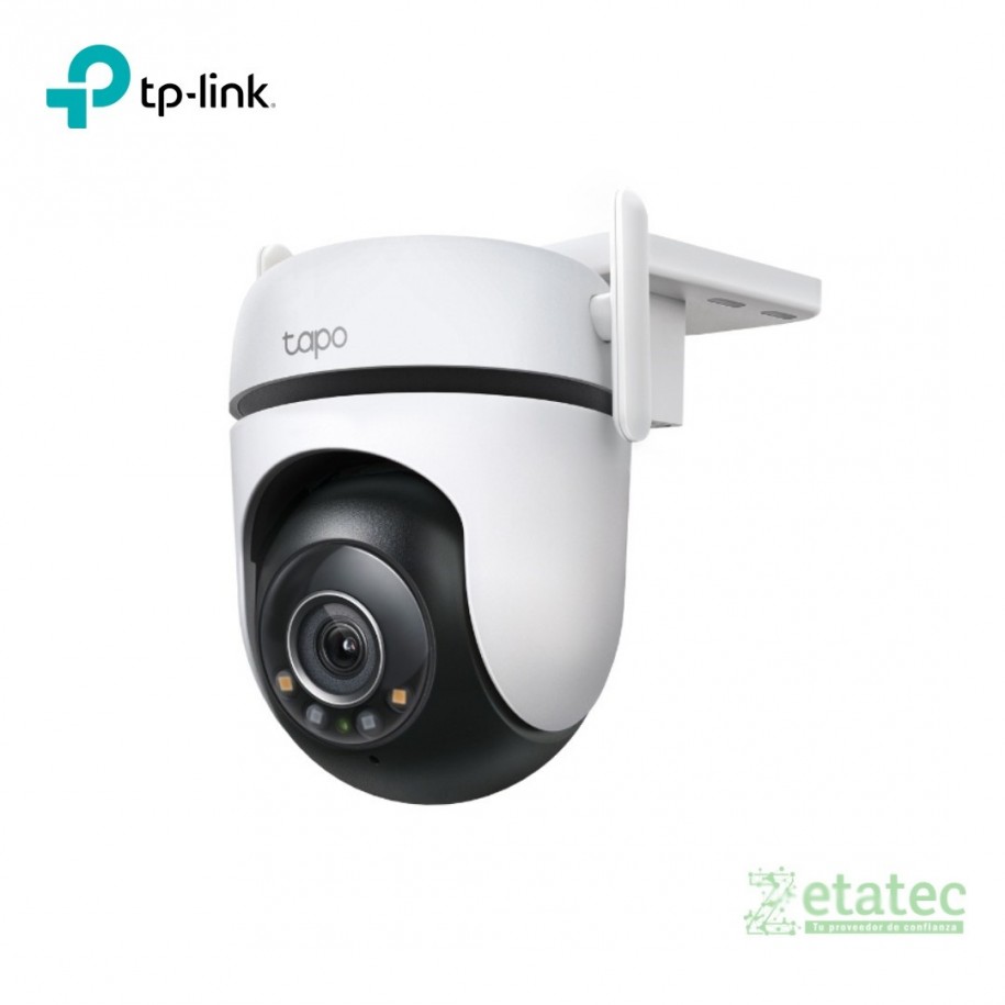 Cámara de seguridad exterior TP-Link Tapo C520WS con lente 2K QHD y diseño impermeable.