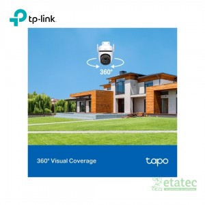Cámara de seguridad exterior TP-Link Tapo C520WS con lente 2K QHD y diseño impermeable.