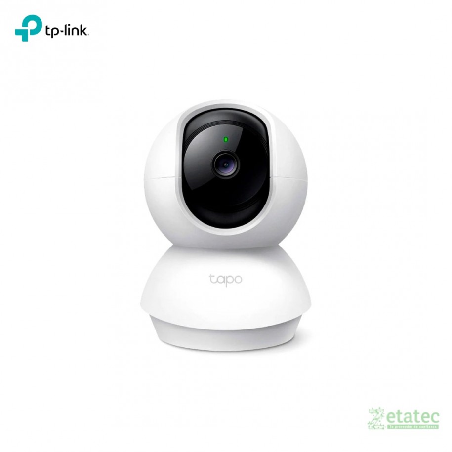 Cámara de seguridad giratoria TP-Link Tapo C210 con resolución 2K de 3MP, visión panorámica de 360 grados para vigilancia