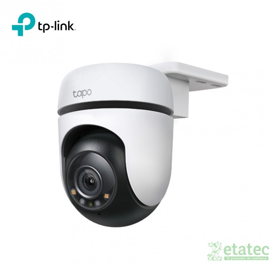 Cámara de seguridad exterior TP-Link Tapo C510W con resolución 2K QHD y movimiento PTZ.