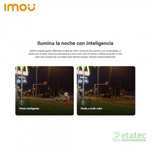 Cámara de seguridad exterior IMOU Bullet 3 con resolución 3K de 5 Megapíxeles, equipo de videovigilancia profesional.