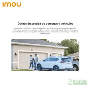 Cámara de seguridad exterior IMOU Bullet 3 con resolución 3K de 5 Megapíxeles, equipo de videovigilancia profesional.