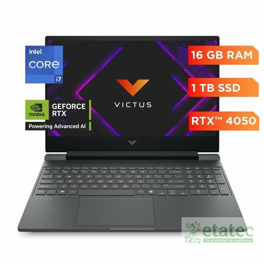 Laptop Gaming HP Victus 15-fa2012la i7-13620H 16GB 1TB SSD 15.6” FHD | Zetatec