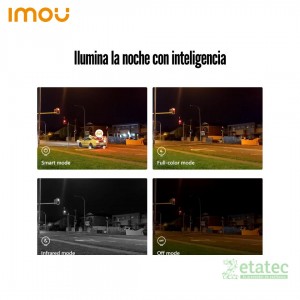 Cámara de seguridad exterior IMOU Bullet 3 con resolución 2K QHD de 3 Megapíxeles.