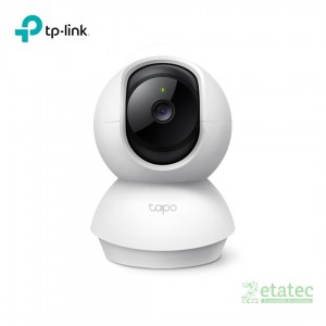 Cámara de seguridad giratoria TP-Link Tapo C210 con resolución 2K de 3MP, visión panorámica de 360 grados para vigilancia