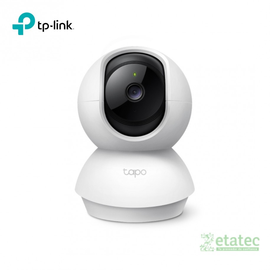 Cámara de seguridad giratoria TP-Link Tapo C210 con resolución 2K de 3MP, visión panorámica de 360 grados para vigilancia