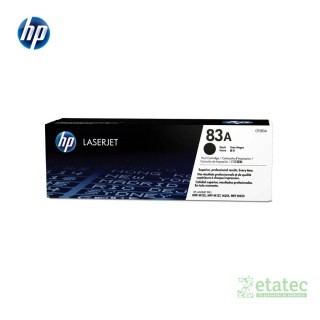 Toner original HP 83A negro CF283A en caja sellada para impresoras de oficina HP LaserJet Pro.