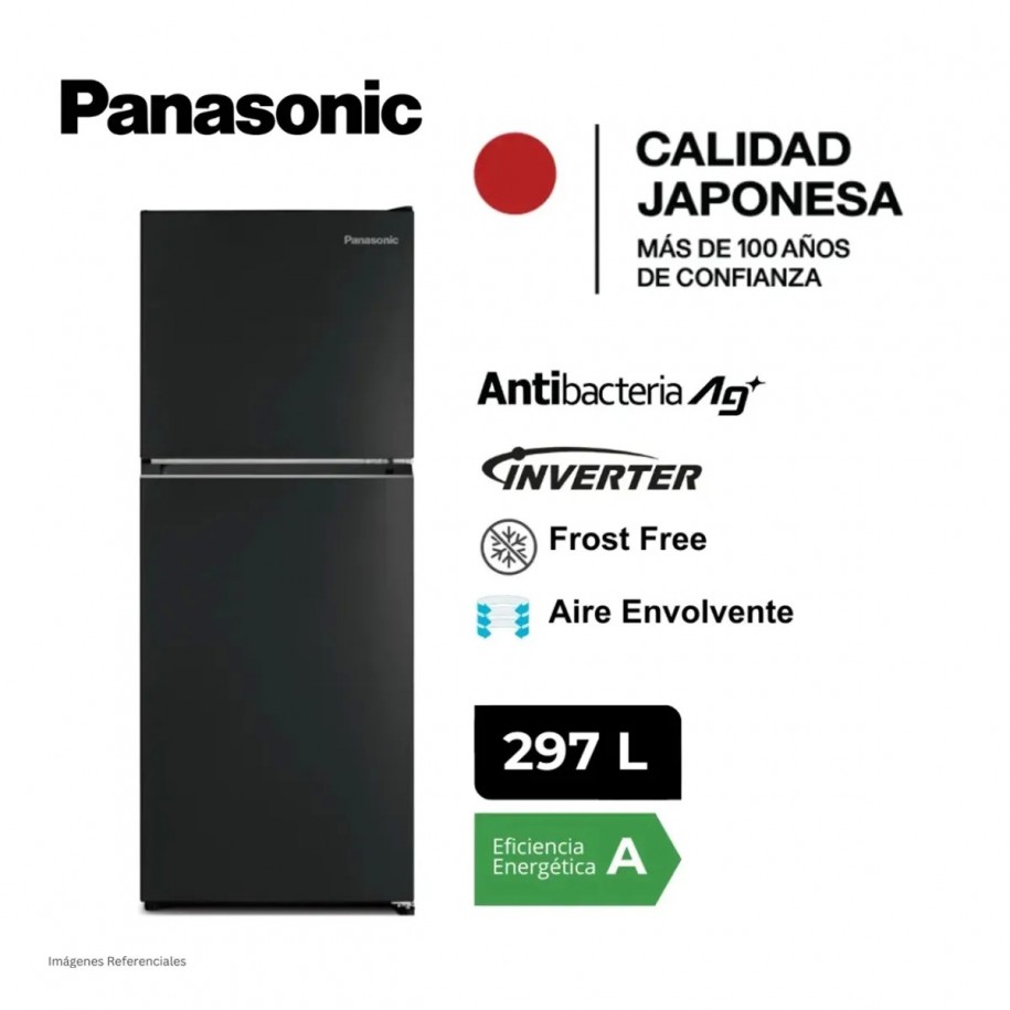 Refrigeradora Top Mount Panasonic NR-BT32PV1BD