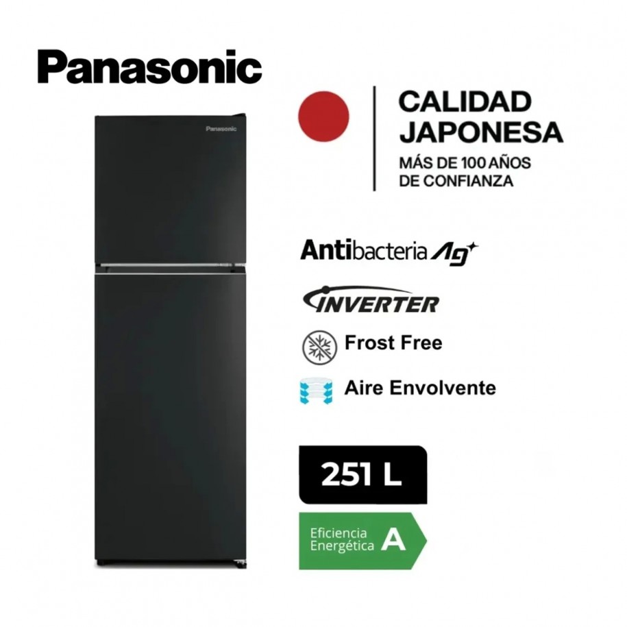 Refrigeradora Top Mount Panasonic NR-BT31PV1BD