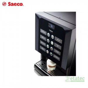 Cafetera profesional Saeco IperAutomatica Premium, equipada con el kit de conexión directa a la red de agua K00091.