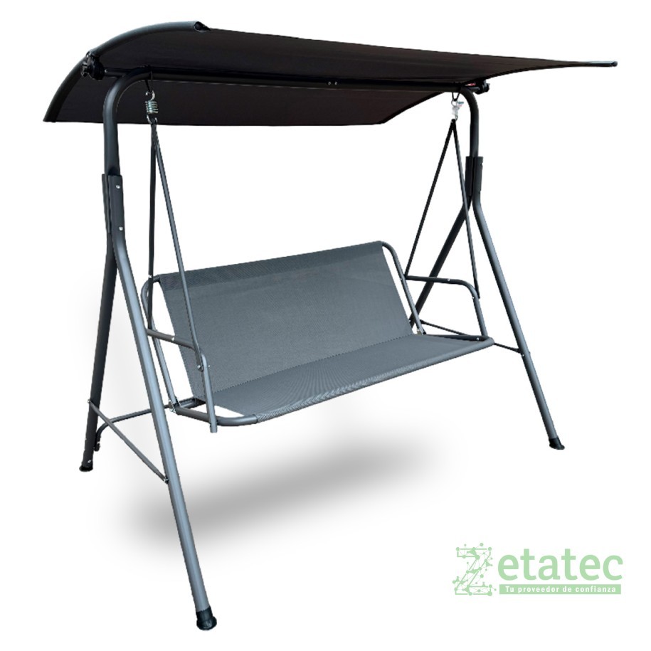 Columpio de Terraza Textileno y Acero Gris | Zetatec
