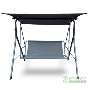 Columpio de Terraza Textileno y Acero Gris | Zetatec