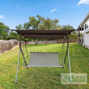 Columpio de Terraza Textileno y Acero Gris | Zetatec