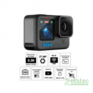 GoPro Hero 12 Black 5.3K | Cámara de Acción en Zetatec