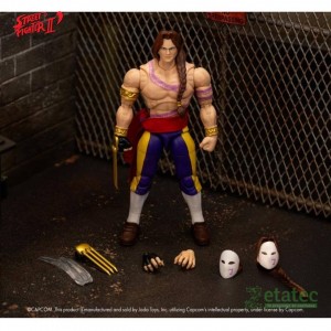 Figura de acción Vega Street Fighter II a escala 1/12 vista completa
