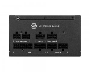 Fuente de Poder MSI FUENTE DE PODER MAG-A750GLS-PCIE5 80 PLUS GOLD NEGRO