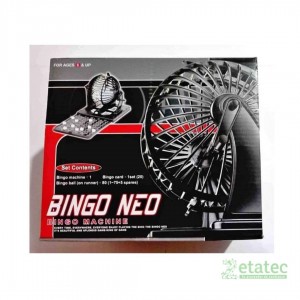 Bingo Neo Simulador Negro | Diversión Familiar y Entretenimiento