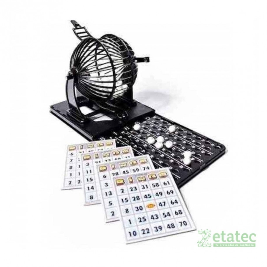 Bingo Neo Simulador Negro | Diversión Familiar y Entretenimiento