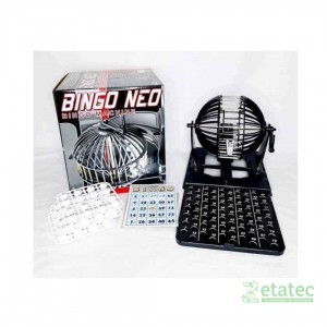 Bingo Neo Simulador Negro | Diversión Familiar y Entretenimiento