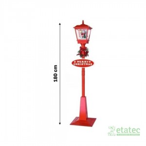 Pack 2 Lámparas Musicales Navidad | Casa de Papá Noel Decorativa