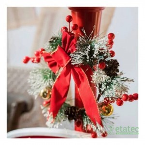 Pack 2 Lámparas Musicales Navidad | Casa de Papá Noel Decorativa