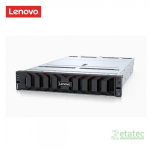 Servidor de rack Lenovo ThinkSystem SR250 V3 con procesador Intel Xeon 6353P de 8 núcleos.