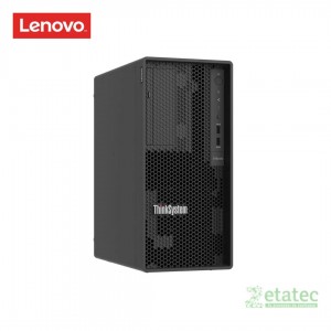 Servidor de torre compacto Lenovo ThinkSystem ST50 V3 modelo 7DF3A03ZLA con procesador Intel Xeon.