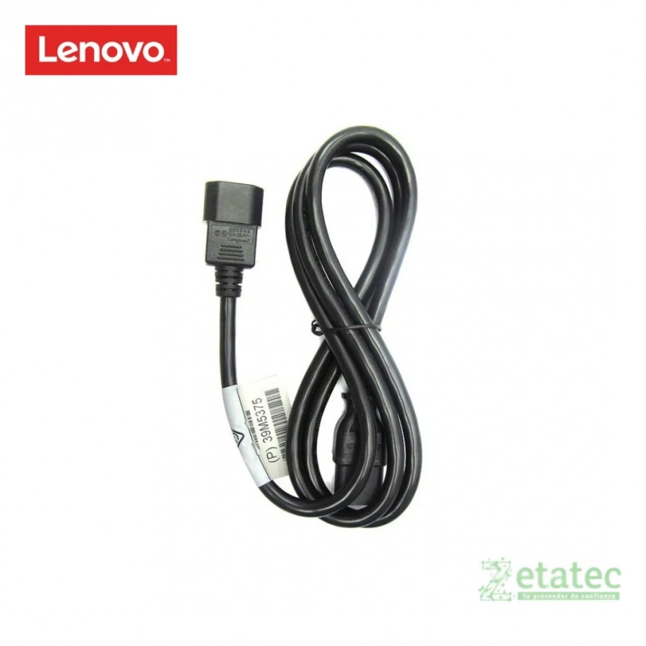Cable de poder Lenovo 39Y7937 de 1.5 metros para servidores ThinkSystem de 100-250V y 10A.
