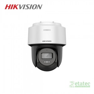 Cámara de seguridad Hikvision DS-2DE2C200MWG/W de 2MP con diseño compacto e impermeable IP66.