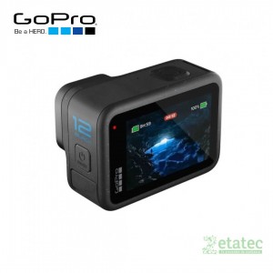 "Cámara de acción GoPro Hero 12 Black con lente gran angular y resolución 5.3K"