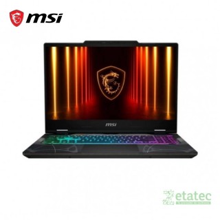 Laptop profesional MSI Cyborg 15 con procesador Core 7 y 16GB RAM para estaciones de trabajo de ingenieria.