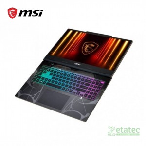 Laptop profesional MSI Cyborg 15 con procesador Core 7 y 16GB RAM para estaciones de trabajo de ingenieria.