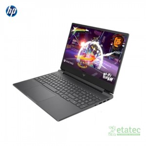 "Laptop HP Victus 15.6 pulgadas 15-fa2012la vista frontal con pantalla FHD"