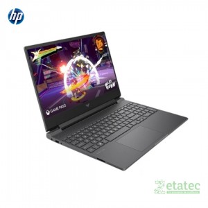 "Laptop HP Victus 15.6 pulgadas 15-fa2012la vista frontal con pantalla FHD"
