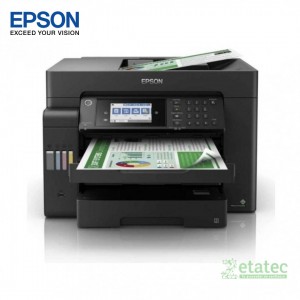 "Multifuncional Epson EcoTank L15150 vista frontal imprime escanea copia y fax"