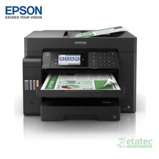 "Multifuncional Epson EcoTank L15150 vista frontal imprime escanea copia y fax"