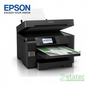 Impresora multifuncional Epson EcoTank L15150 A3 con sistema continuo original para flujos de red corporativa.